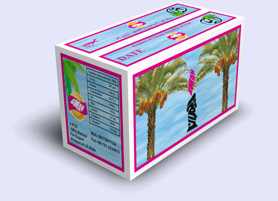 Shahani Date - Iman Brand - 6X(3KG) = 18KG Mother Carton